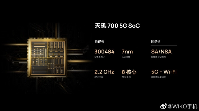 Chipset MediaTek Dimensity 700