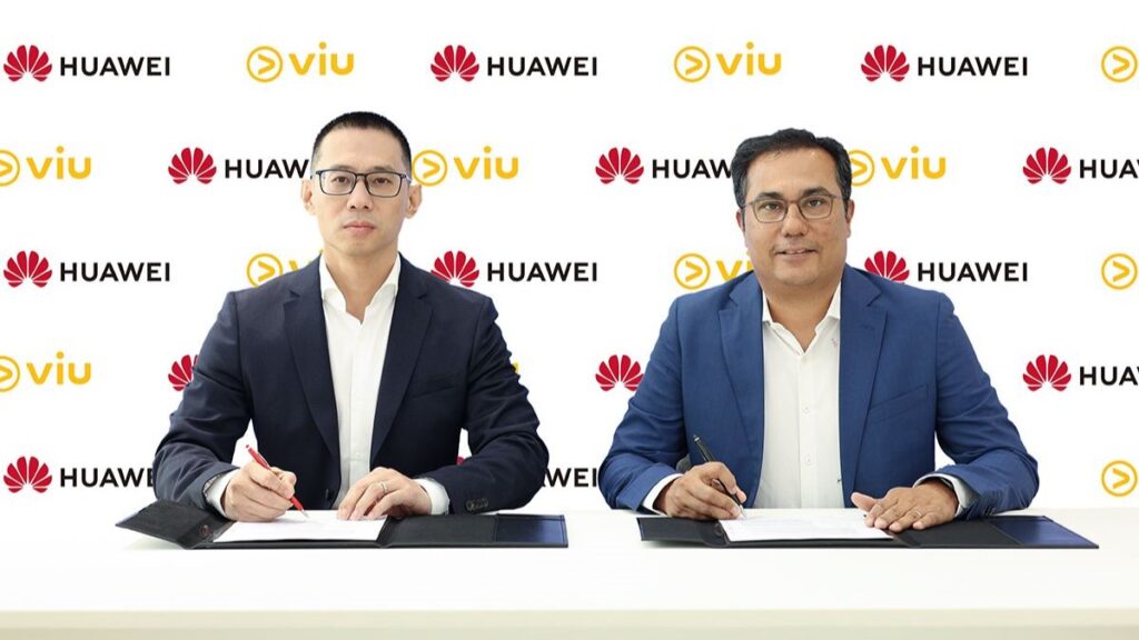 Huawei dan Viu Mendatangani Perjanjian Kerja Sama
