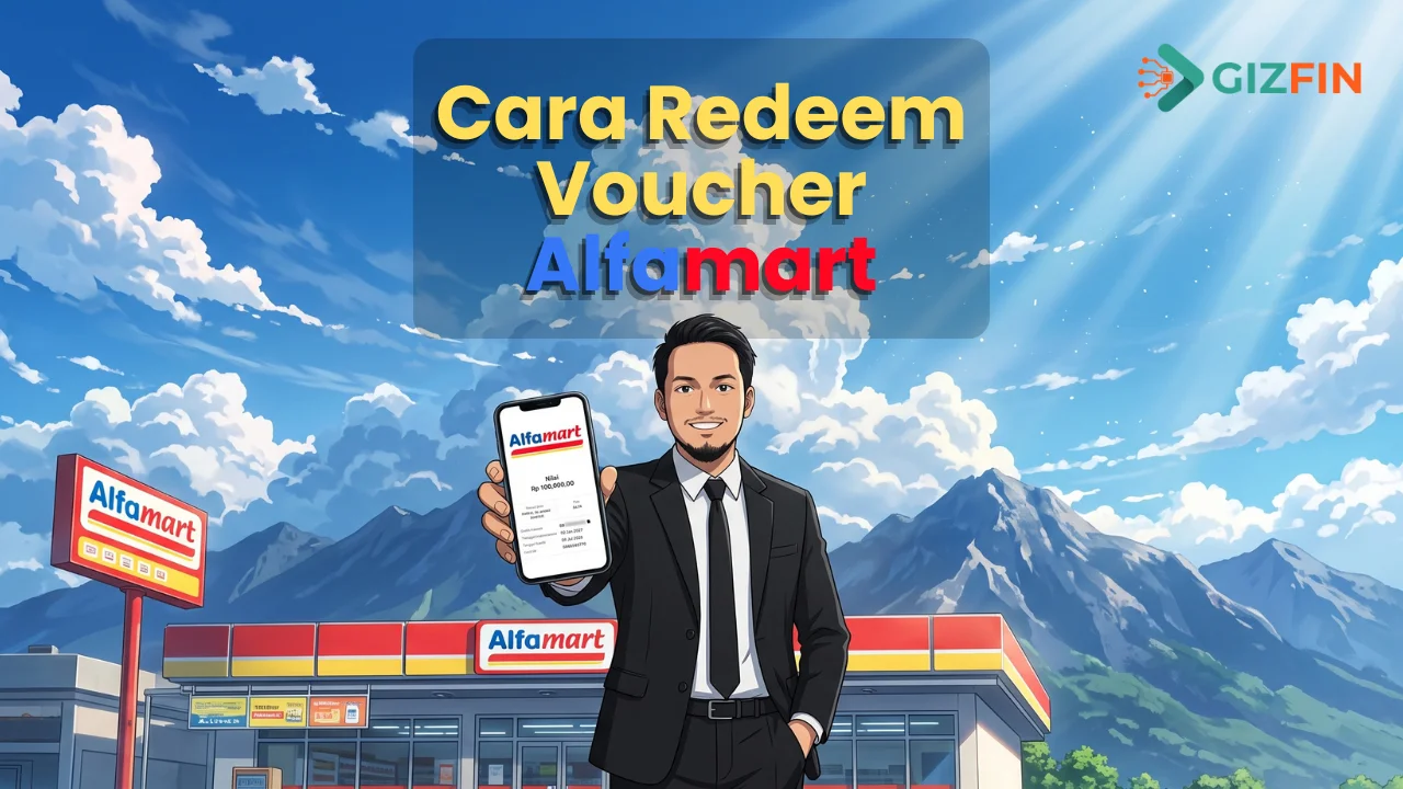Ilustrasi penukaran poin Microsoft Rewards menjadi kode voucher belanja Alfamart Rp100.000 di Indonesia