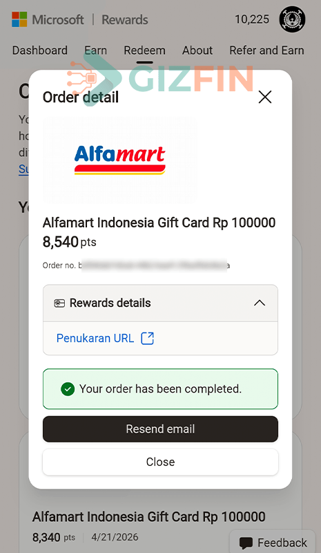 Dapatkan Link Penukaran URL