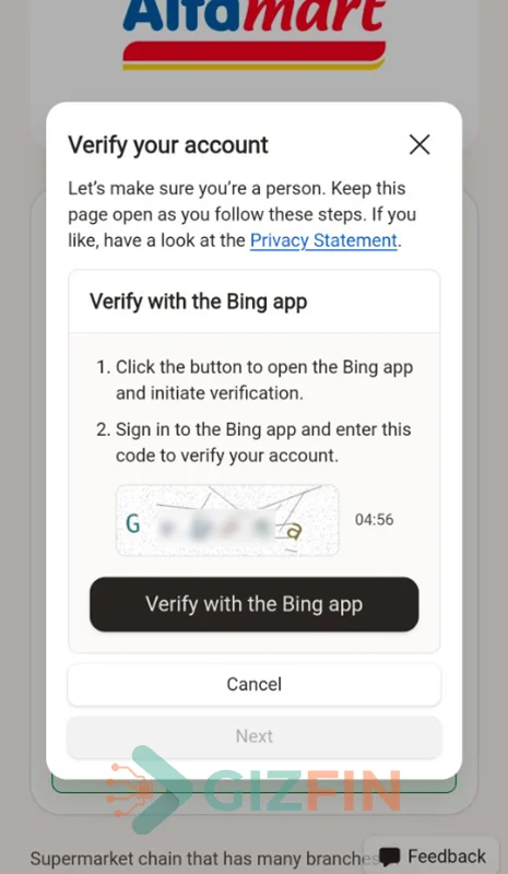 Lakukan Verifikasi Akun